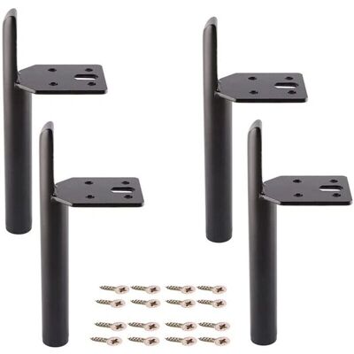 Cyslmuk Möbelbeine Set aus 4 - Verstellbar, Schwarz Cyslmuk Möbelbeine Set aus 4 - Verstellbar, Schwarz