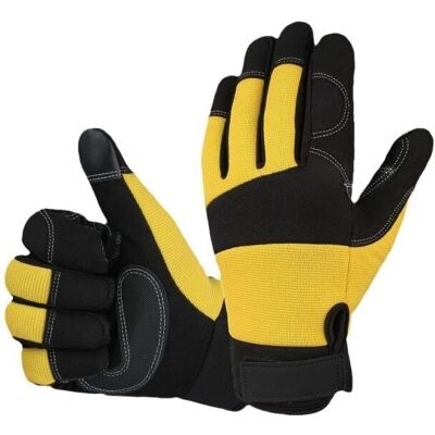 CYSLMUK - M) - XL - Leather palm - Velcro - Gloves CYSLMUK - M) - XL - Leather palm - Velcro - Gloves