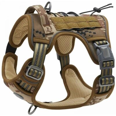 CYSLMUK - 1-piece adjustable breathable tactical dog harness CYSLMUK - 1-piece adjustable breathable tactical dog harness