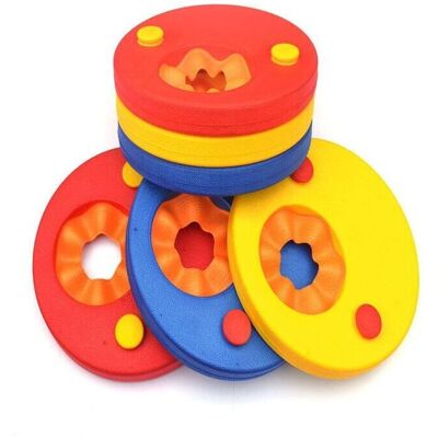 CYSLMUK - 6-Piece EVA Set - Rot - Schwimmarmbänder CYSLMUK - 6-Piece EVA Set - Rot - Schwimmarmbänder