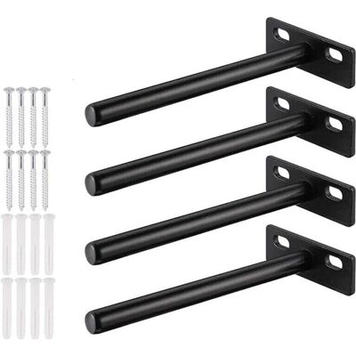 CYSLMUK Modell 4 Stück Unsichtbare Stahlregalhalter - Regal Typ CYSLMUK Modell 4 Stück Unsichtbare Stahlregalhalter - Regal Typ