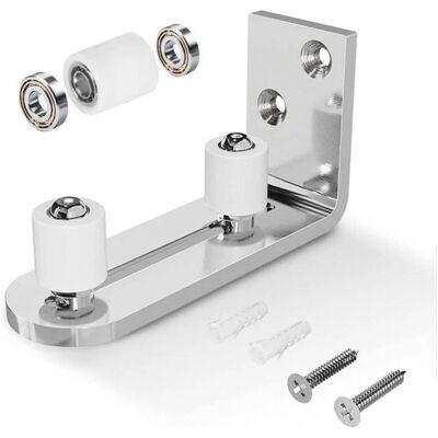 CYSLMUK - Bottom Floor Guide - Silver - Wood - Door guide CYSLMUK - Bottom Floor Guide - Silver - Wood - Door guide