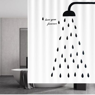 CYSLMUK - Shower 180x200 - Waterproof - Shower Curtain CYSLMUK - Shower 180x200 - Waterproof - Shower Curtain