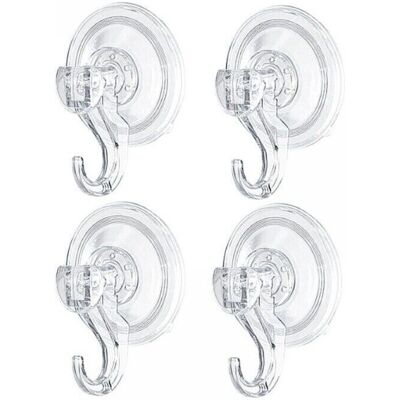 CYSLMUK - Ventosa4 - 4-pack - Transparent - Hook Set CYSLMUK - Ventosa4 - 4-pack - Transparent - Hook Set