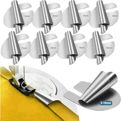 CYSLMUK - Rolled Hem Foot - 3-10 mm - Sewing accessory CYSLMUK - Rolled Hem Foot - 3-10 mm - Sewing accessory