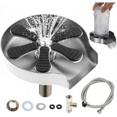 CYSLMUK Lavello - stainless steel - 9 high-pressure outlets - faucet accessory CYSLMUK Lavello - stainless steel - 9 high-pressure outlets - faucet accessory