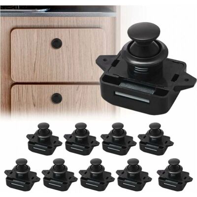 Cyslmuk - Push Button Latch - 15-18mm - Cerradura de Armario Cyslmuk - Push Button Latch - 15-18mm - Cerradura de Armario