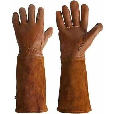 CYSLMUK - Leather Work Gloves - Sheep Leather - Heat Resistant - Gloves CYSLMUK - Leather Work Gloves - Sheep Leather - Heat Resistant - Gloves