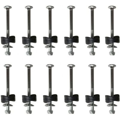 CYSLMUK - 12-pack trampoline screws - 6 mm - hardware de trampolín CYSLMUK - 12-pack trampoline screws - 6 mm - hardware de trampolín