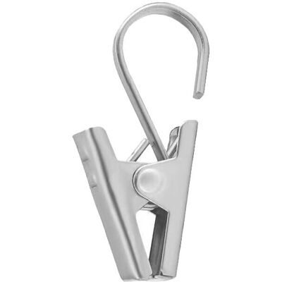 CYSLMUK - Ganci tende inox 100pz - Clips para cortinas CYSLMUK - Ganci tende inox 100pz - Clips para cortinas