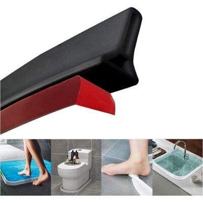 CYSLMUK - Black - 1 m length - Foldable - Shower barrier CYSLMUK - Black - 1 m length - Foldable - Shower barrier
