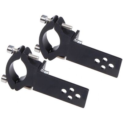 CYSLMUK - Fork Tube Clamp - 22-36 mm - Horizontal/Vertical - Motorcycle light mount CYSLMUK - Fork Tube Clamp - 22-36 mm - Horizontal/Vertical - Motorcycle light mount