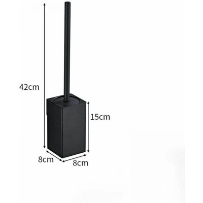 Cyslmuk - SQ - Black - Stainless 304 - Toilet brush set Cyslmuk - SQ - Black - Stainless 304 - Toilet brush set