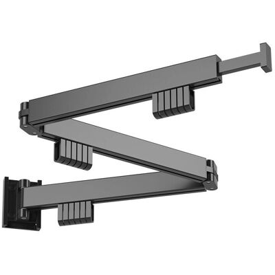 Cyslmuk - Aluminum Foldable Laundry Rack - 3-tier Cyslmuk - Aluminum Foldable Laundry Rack - 3-tier
