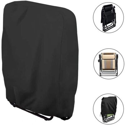 CYSLMUK - L71×A110cm - Black - Sun lounger cover CYSLMUK - L71×A110cm - Black - Sun lounger cover