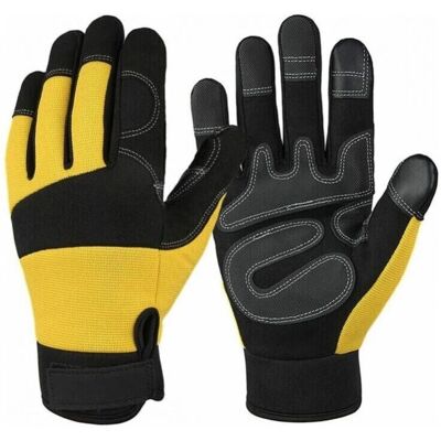 CYSLMUK - ForestTools - Palma de cuero - XL - Guantes de trabajo CYSLMUK - ForestTools - Palma de cuero - XL - Guantes de trabajo