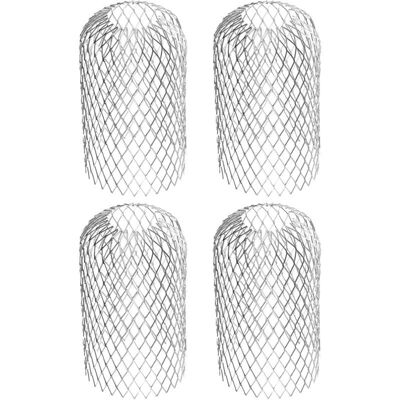 CYSLMUK Gutter filter 8 cm aluminum leaf guard mesh CYSLMUK Gutter filter 8 cm aluminum leaf guard mesh