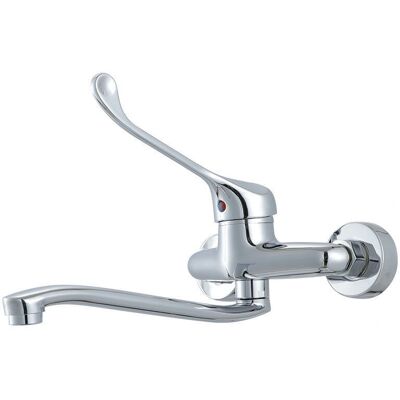 Cyslmuk - Grifo lavabo médico - Mango médico - Cromado - Faucet Cyslmuk - Grifo lavabo médico - Mango médico - Cromado - Faucet