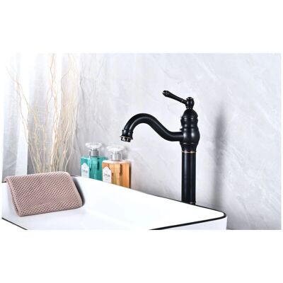 Cyslmuk - Retro 360° Swivel - High-Arc - Black - Faucet Cyslmuk - Retro 360° Swivel - High-Arc - Black - Faucet