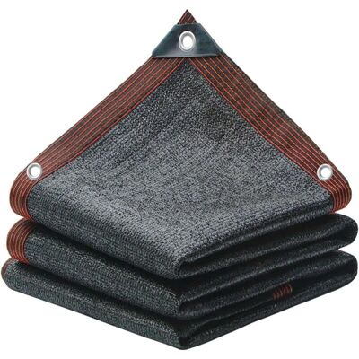 CYSLMUK Black Shade Mesh 3x4m - Shade Mesh for Garden CYSLMUK Black Shade Mesh 3x4m - Shade Mesh for Garden