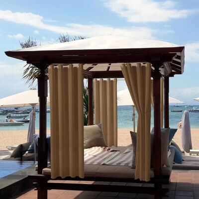 CYSLMUK Outdoor Curtains - Water Resistant, Thermal Insulation CYSLMUK Outdoor Curtains - Water Resistant, Thermal Insulation