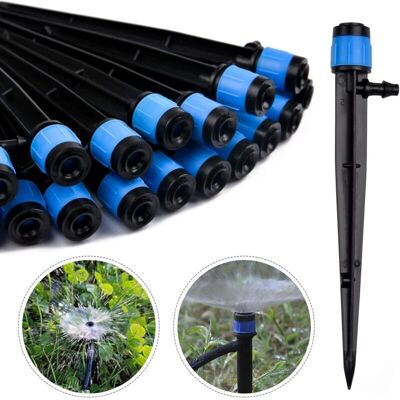 CYSLMUK - Adjustable Drip Emitters for Irrigation - 100 pcs CYSLMUK - Adjustable Drip Emitters for Irrigation - 100 pcs