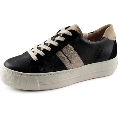 Paul Green - 5330-03 - Black Leather - Platform - Sneakers Paul Green - 5330-03 - Black Leather - Platform - Sneakers