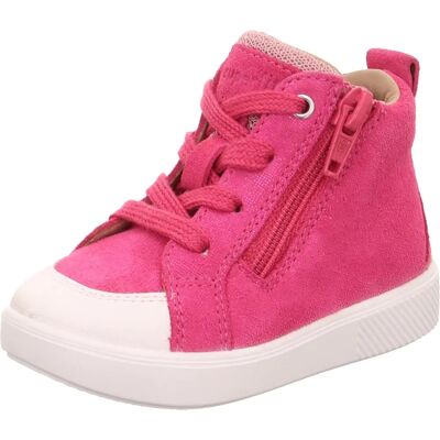 SUPERFIT SUPIES WMS: mittel 21 rosa Leder Reißverschluss Sneaker - Sneaker SUPERFIT SUPIES WMS: mittel 21 rosa Leder Reißverschluss Sneaker - Sneaker