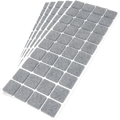 Adsamm Podkładki filcowe samoprzylepne 25x25mm - Ochrona mebli Adsamm Podkładki filcowe samoprzylepne 25x25mm - Ochrona mebli