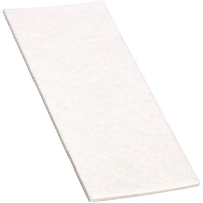 Adsamm - Viltplaat - 80x180 mm - Wit - Zelfklevend Adsamm - Viltplaat - 80x180 mm - Wit - Zelfklevend