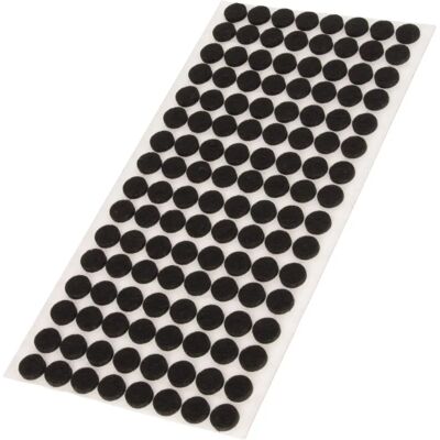 ADSAMM - 128xØ12mm - Ø12mm - Black - Viltpads ADSAMM - 128xØ12mm - Ø12mm - Black - Viltpads