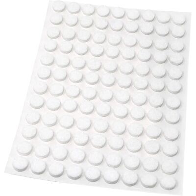 ADSAMM 108 - Ø10mm - White - Felt Pads ADSAMM 108 - Ø10mm - White - Felt Pads