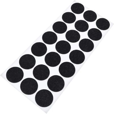 Adsamm - FeltPad - Ø30 mm - Zwart - Viltpads Adsamm - FeltPad - Ø30 mm - Zwart - Viltpads