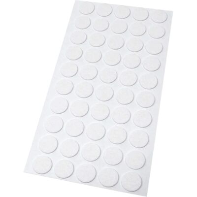 Adsamm - Ø1.6 cm almohadilla de fieltro - Blanco - Protectores de fieltro para muebles Adsamm - Ø1.6 cm almohadilla de fieltro - Blanco - Protectores de fieltro para muebles