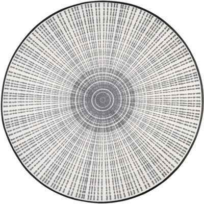Kleen-Tex Cascara Grey Wash Round Floor Mat - Indoor/Outdoor Kleen-Tex Cascara Grey Wash Round Floor Mat - Indoor/Outdoor