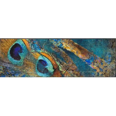 Tapis lavable Exotic Pavo de Kleen-Tex - 60x180cm Intérieur & Extérieur - Publicité Tapis lavable Exotic Pavo de Kleen-Tex - 60x180cm Intérieur & Extérieur - Publicité