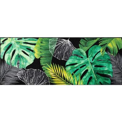 Kleen-Tex Neoflora Washable Doormat - Floral Leaf Design, Bunt, 75x190cm Kleen-Tex Neoflora Washable Doormat - Floral Leaf Design, Bunt, 75x190cm