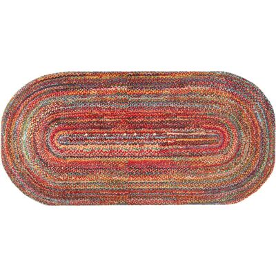 Tapis d'intérieur Kleen-Tex Wovells - Oval Multicolore 70x150cm - Publicité Tapis d'intérieur Kleen-Tex Wovells - Oval Multicolore 70x150cm - Publicité
