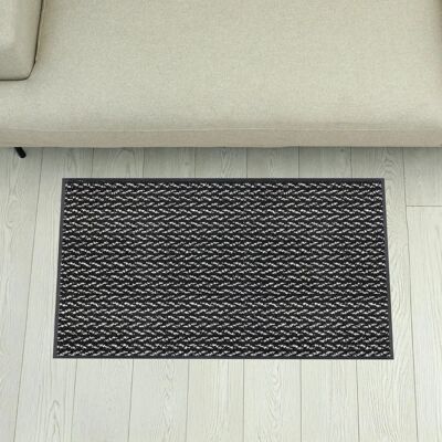 Alfombra y Felpudo KLEEN-TEX Duo Pepper - Antideslizante & Lavable Alfombra y Felpudo KLEEN-TEX Duo Pepper - Antideslizante & Lavable