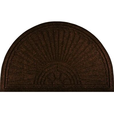 Kleen-Tex DUNE Halfmoon dunkle braun Außen- und Innentürmatte - Fußmatte Kleen-Tex DUNE Halfmoon dunkle braun Außen- und Innentürmatte - Fußmatte