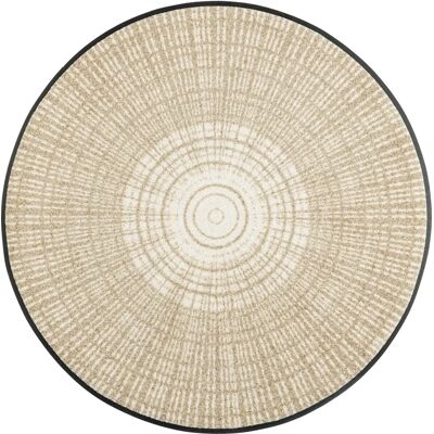 KLEEN-TEX Cascara beige runder Teppich - Teppich KLEEN-TEX Cascara beige runder Teppich - Teppich