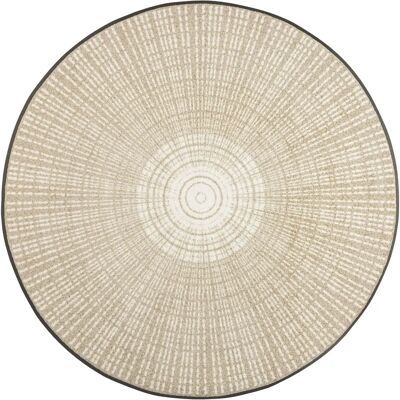 Kleen-Tex Cascara beige - Tapis Rond Extérieur - 115cm Kleen-Tex Cascara beige - Tapis Rond Extérieur - 115cm