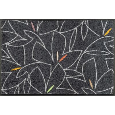 WASH+DRY BY KLEEN-TEX Linostre Doormat - Floral Pattern WASH+DRY BY KLEEN-TEX Linostre Doormat - Floral Pattern