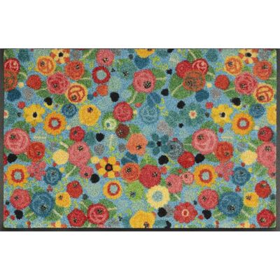 WASH+DRY BY KLEEN-TEX Blumen Muster Fußmatte - 50x75cm, 7mm WASH+DRY BY KLEEN-TEX Blumen Muster Fußmatte - 50x75cm, 7mm