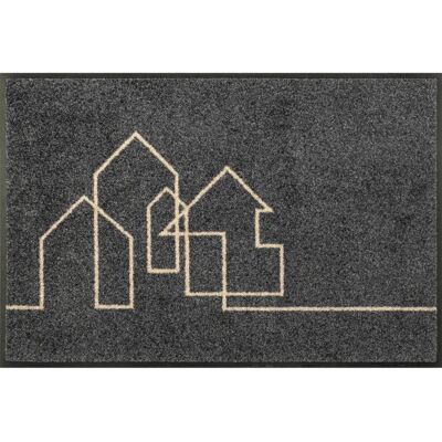 WASH+DRY BY KLEEN-TEX Gray B/L Floor Mat - Floor Mat WASH+DRY BY KLEEN-TEX Gray B/L Floor Mat - Floor Mat