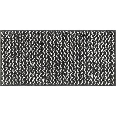 Kleen-Tex Schwarz-Weiß Muster Fußmatte - 35x75 cm - Fußmatte Kleen-Tex Schwarz-Weiß Muster Fußmatte - 35x75 cm - Fußmatte