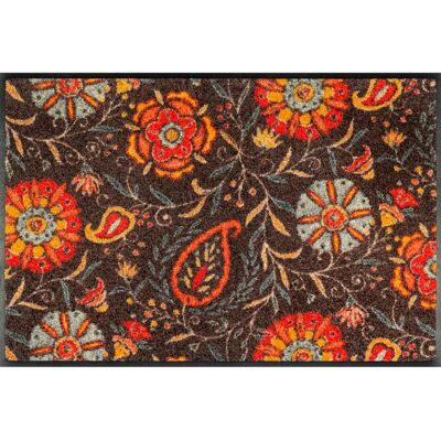 Kleen-Tex Wash+Dry Golvmatta - 50x75cm, Brun/Orange, Hållbar Kleen-Tex Wash+Dry Golvmatta - 50x75cm, Brun/Orange, Hållbar