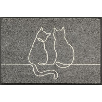 Tapis lavable intérieur/extérieur Kleen-Tex Lovetails gris Tapis lavable intérieur/extérieur Kleen-Tex Lovetails gris
