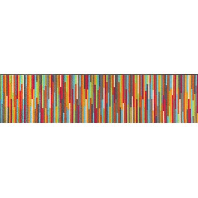 Tapis d'Entrée Mikado Stripes - Multicolore, 60x240cm, 7mm - Publicité Tapis d'Entrée Mikado Stripes - Multicolore, 60x240cm, 7mm - Publicité