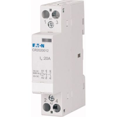 Eaton CR2002012 Hilfskontaktor - 12V DC/AC, 20A, Weiß Eaton CR2002012 Hilfskontaktor - 12V DC/AC, 20A, Weiß